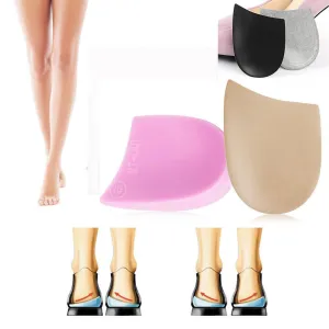 4pcs Gel Orthopedic Shoe Insoles Heel Cushion Insert