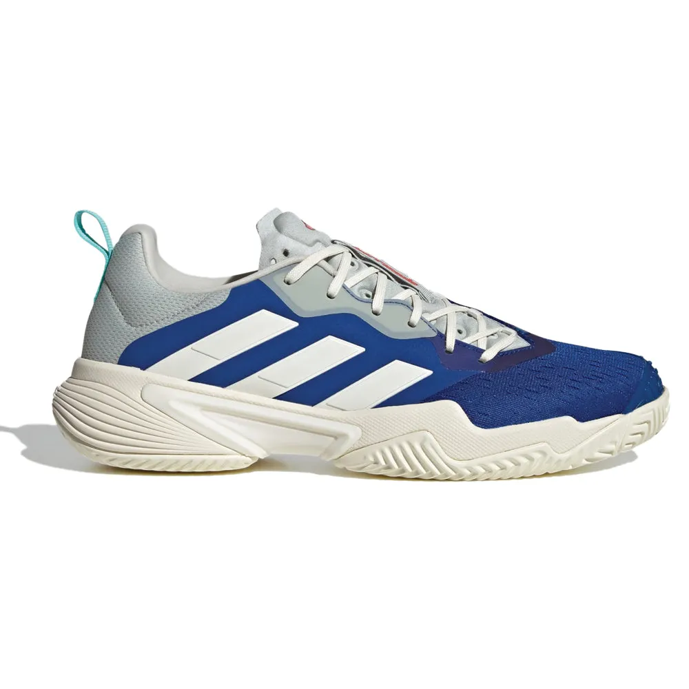 adidas Barricade All Court Tennis Shoe (Mens) - Royal Blue/Off White/Bright Red