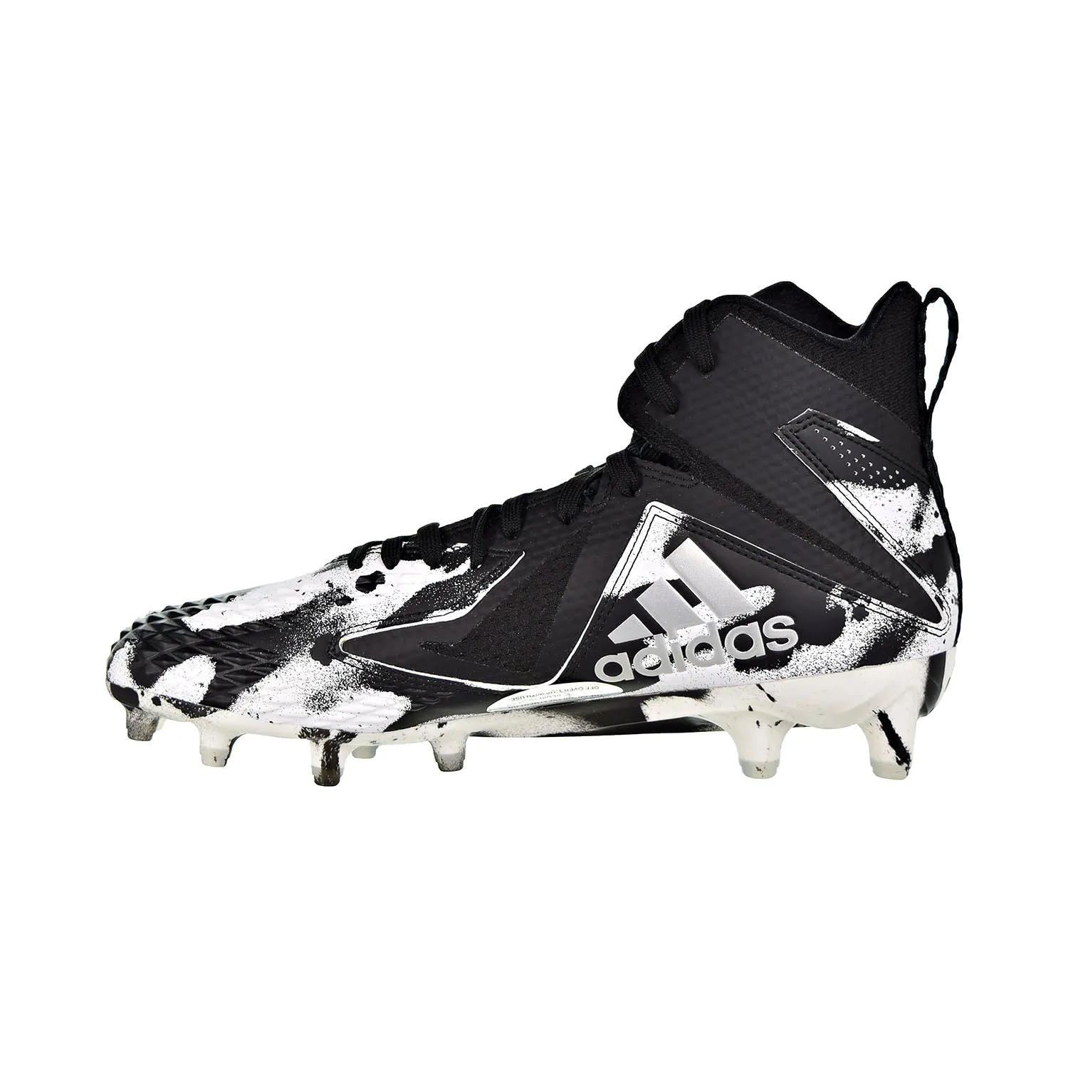 Adidas Freak X Carbon Mid RC Camo Men's Cleats Black/Silver Metallic/Cloud White