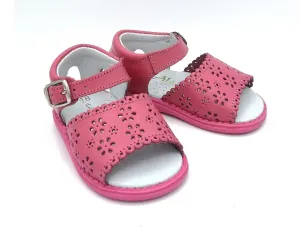 Aladino Leather Sandals Fuchsia