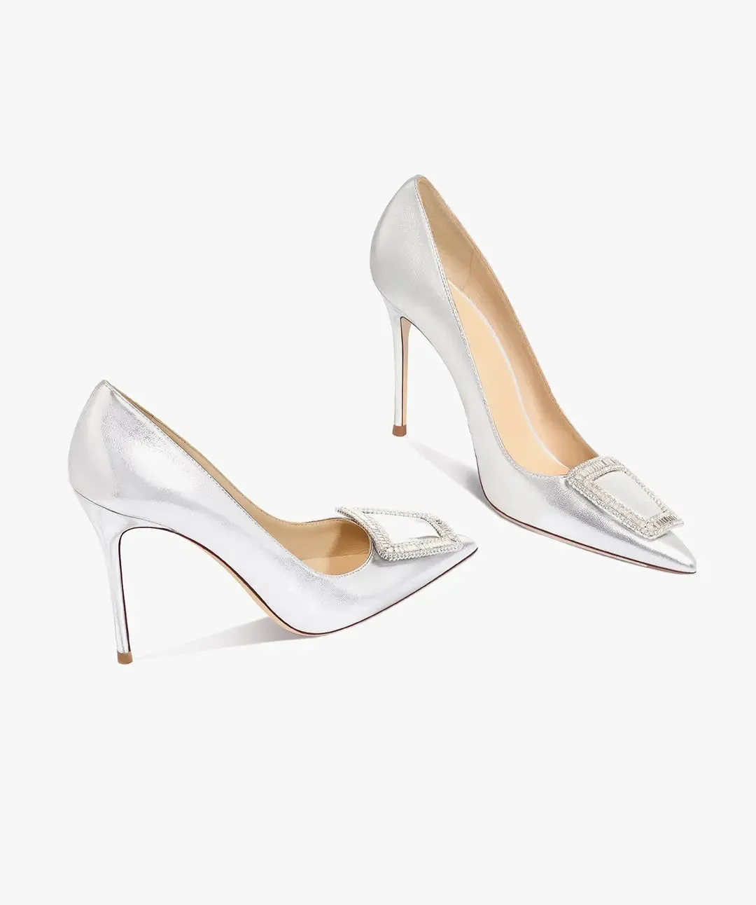 Annabelle Silver Heels