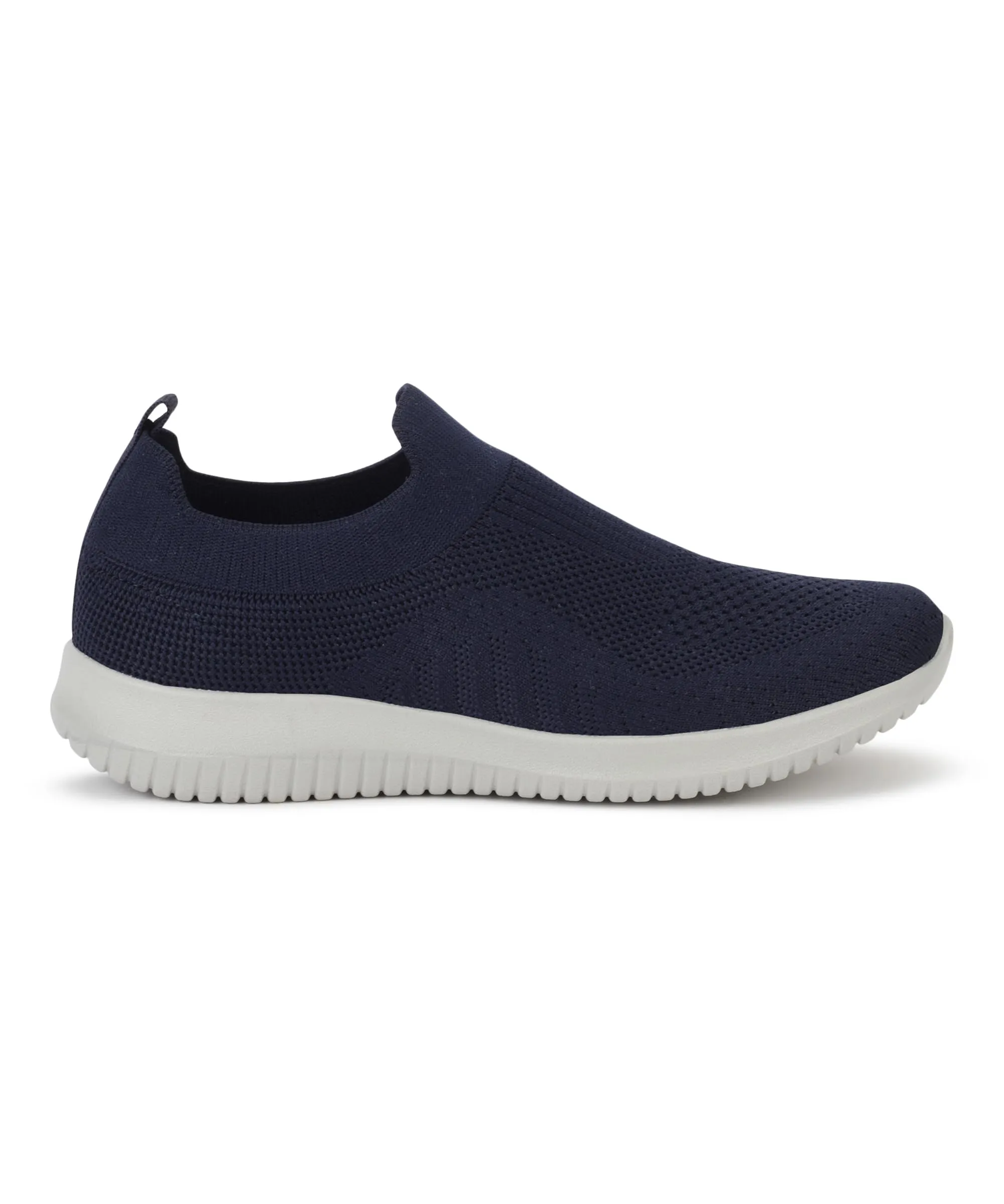 Aqualite Grey & Blue Slip-On Casual Shoes for Women, UK 06