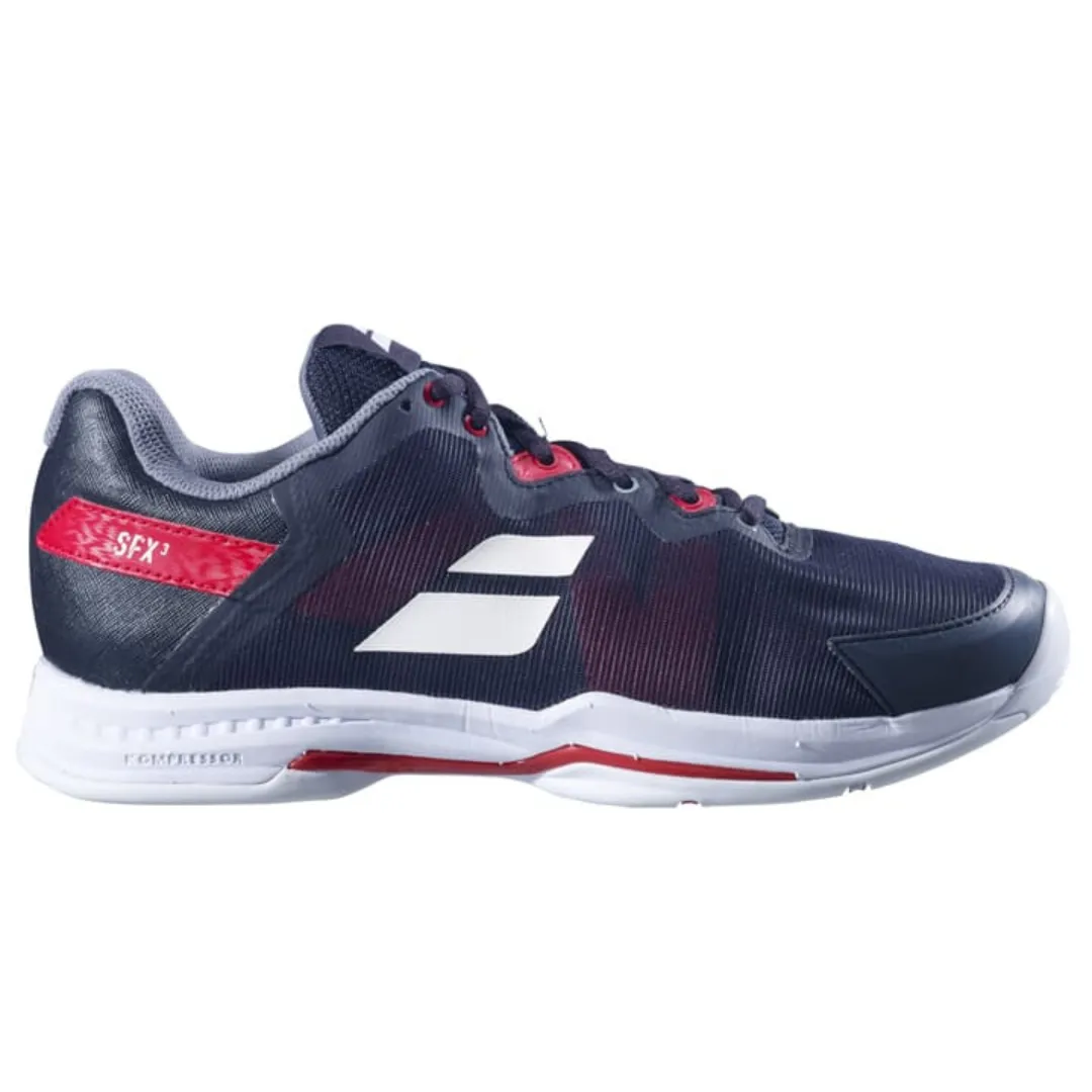 Babolat SFX All Court Men Tennis Shoes - Black/Poppy Red