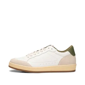 Babtiste sneaker leather - WHITE / GREEN