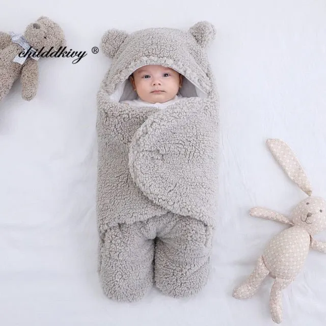 Baby Bear Swaddle Blanket