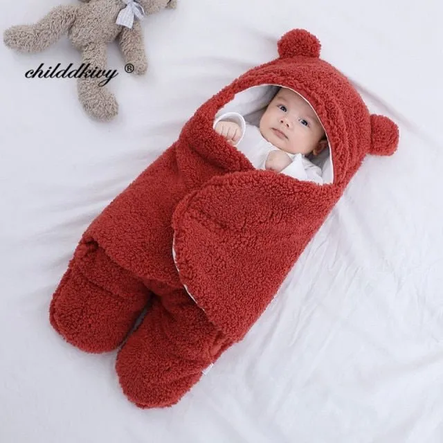 Baby Bear Swaddle Blanket