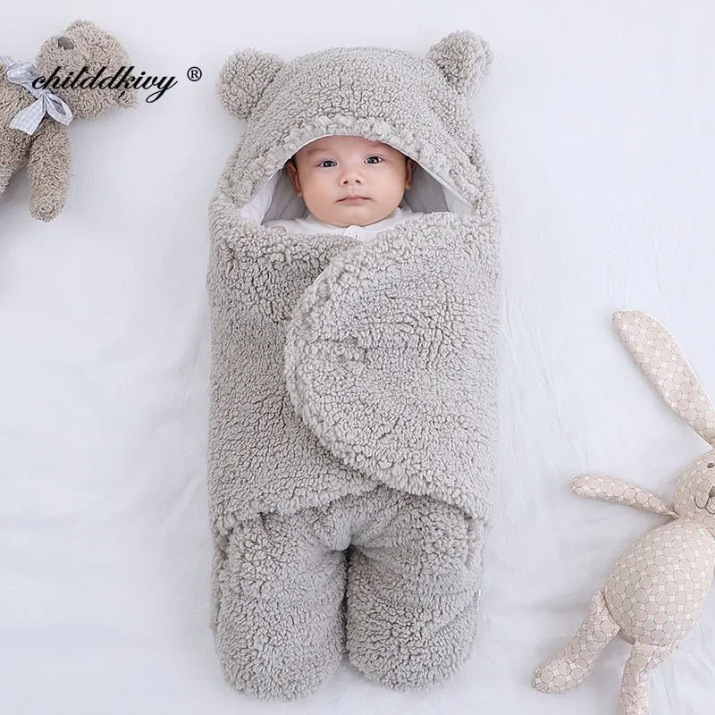 Baby Bear Swaddle Blanket