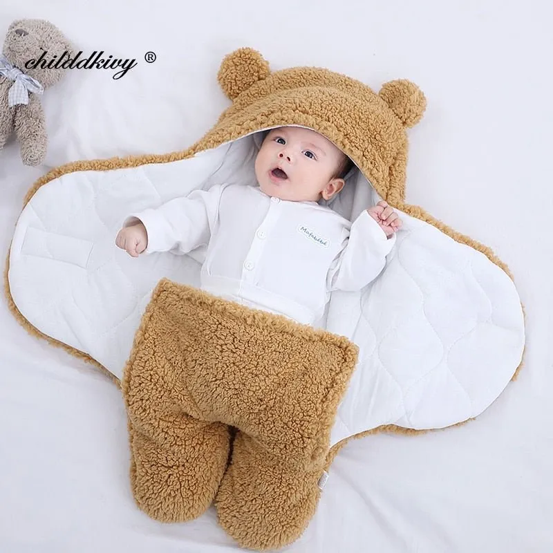 Baby Bear Swaddle Blanket