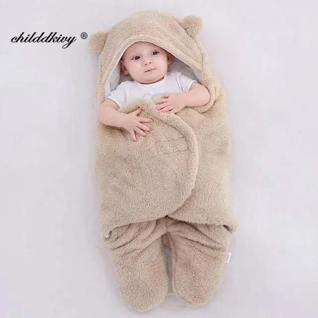 Baby Bear Swaddle Blanket