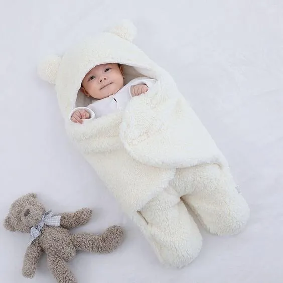 Baby Bear Swaddle Blanket