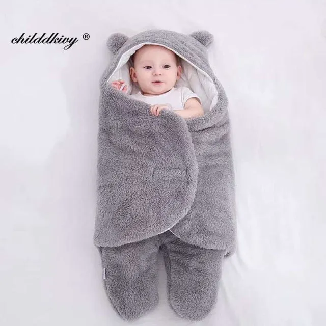 Baby Bear Swaddle Blanket