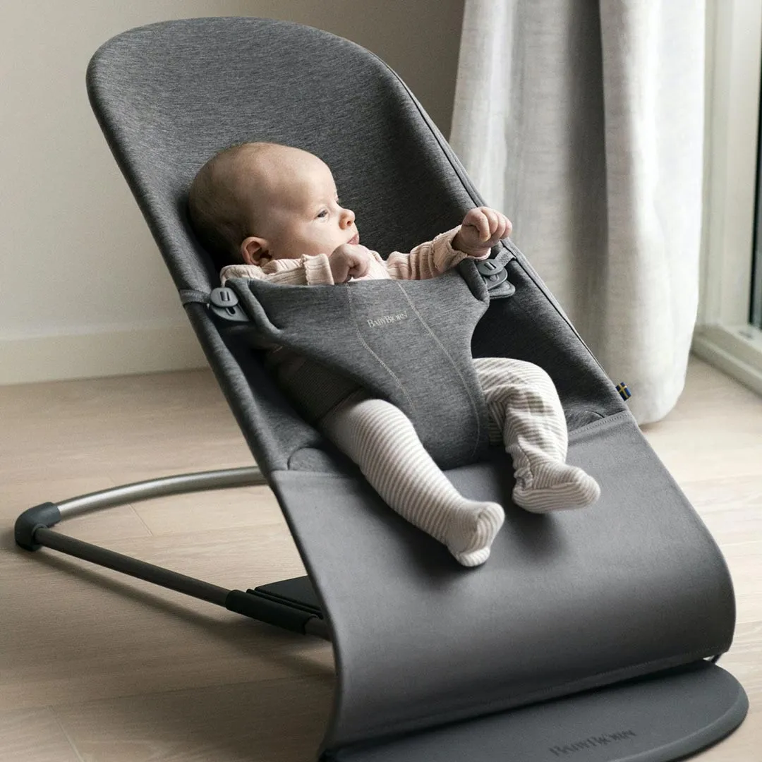 BabyBjorn Bouncer Bliss - 3D Jersey - Charcoal Grey