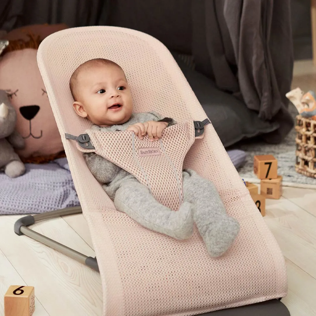 BabyBjorn Bouncer Bliss - Mesh - Pearly Pink