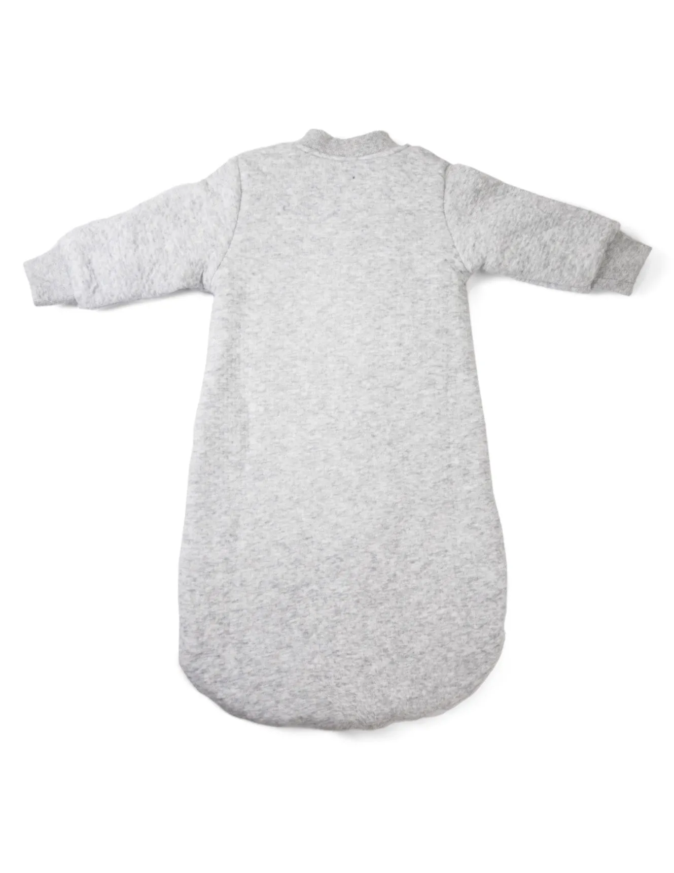 babystudio sleeping bag cotton with arms 3.0 TOG - grey marle/grey lines