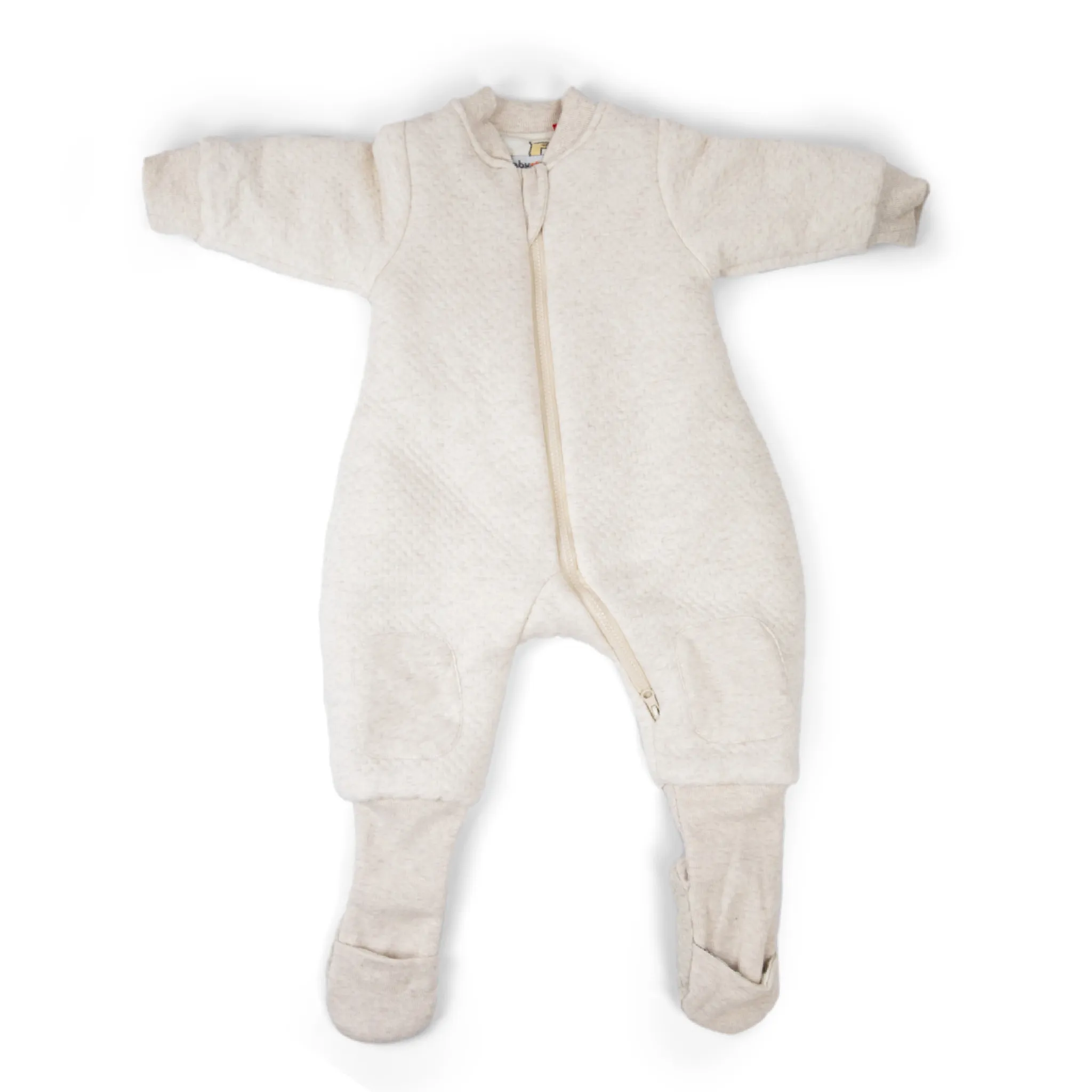 babystudio warmies cotton with arms and legs 3.0 tog - Oatmeal/Rumble Jungle