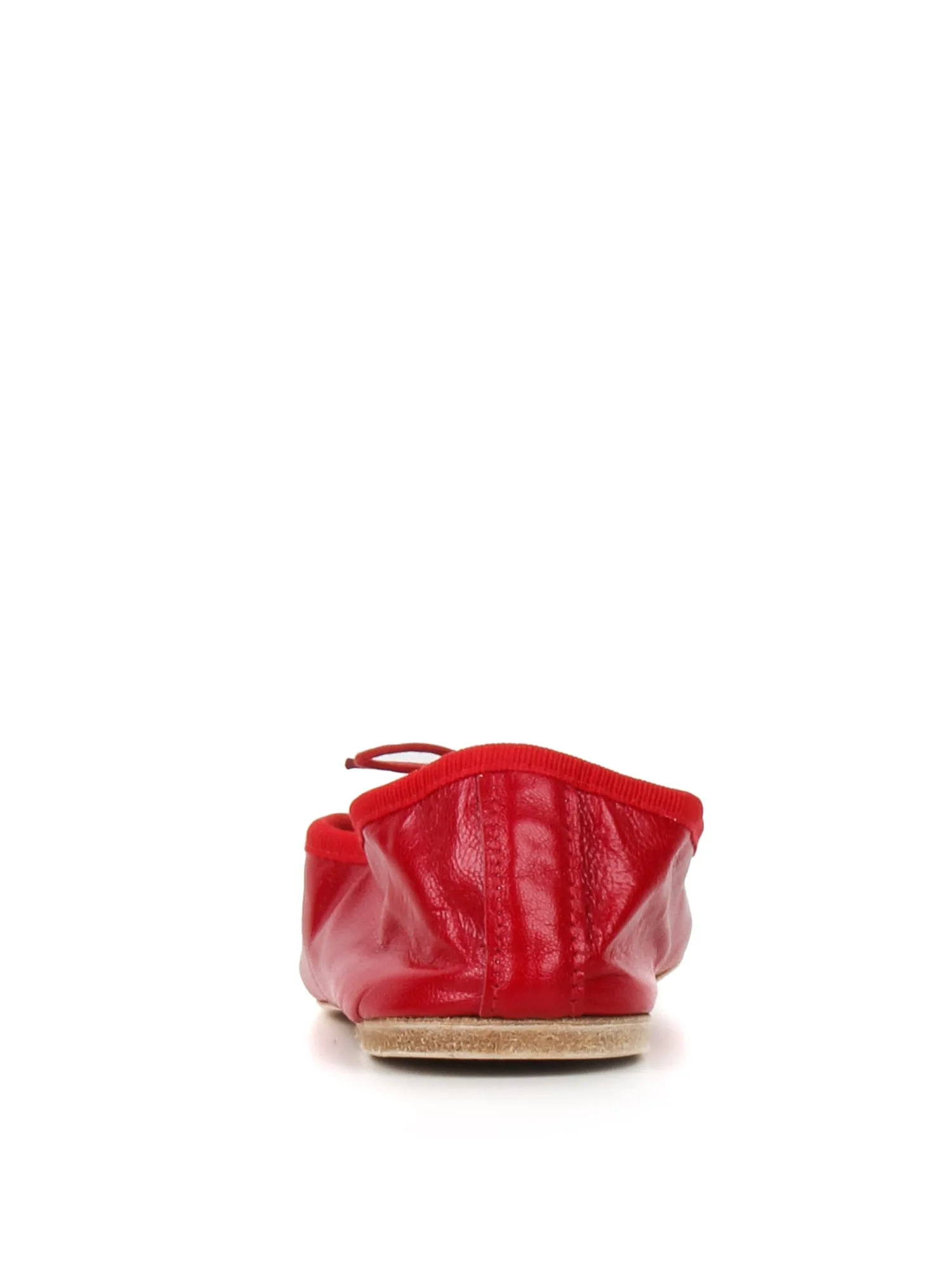 Ballet Flats_Red Leather