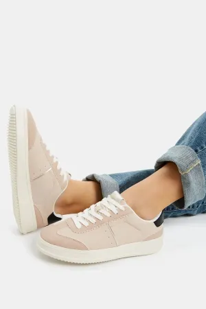 Bershka  Women's Retro Contrast Sneakers