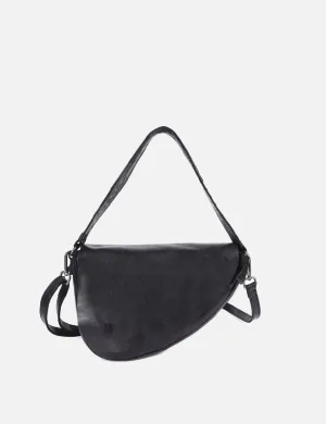 Biba Taos Leather Shoulder Bag Black