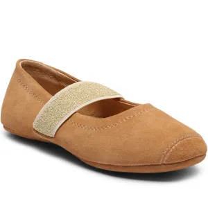 Bisgaard Indoor Shoes Ballet Tan