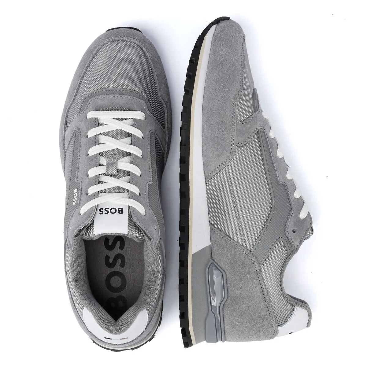 Boss Parkour Runn Men's Medium Grey Trainers