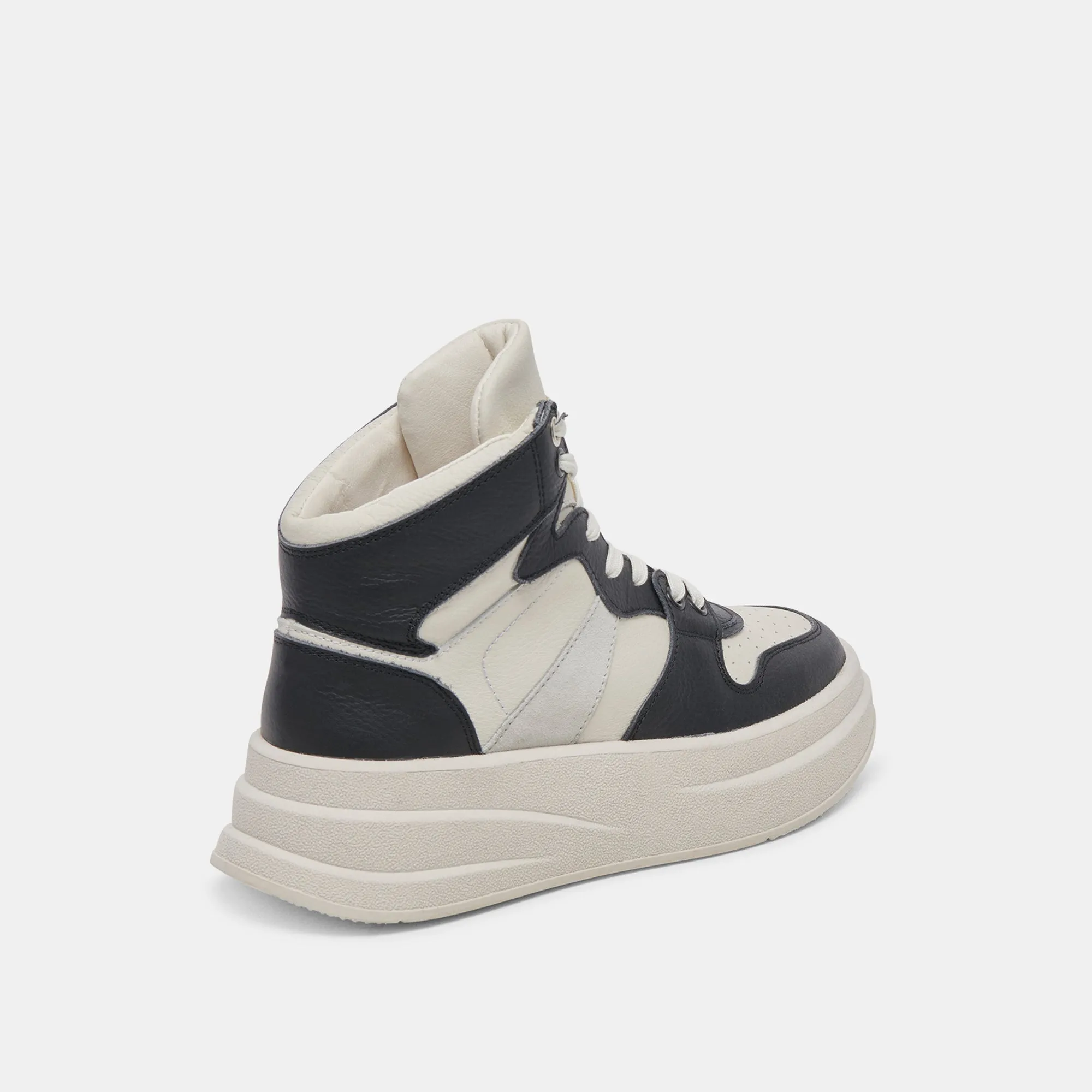 BRAX SNEAKER WHITE BLACK LEATHER