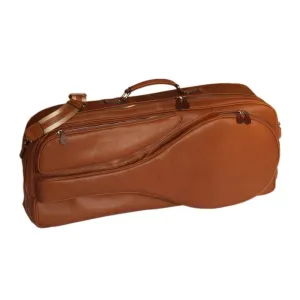 Brown Leather Tennis Bag For Unisex