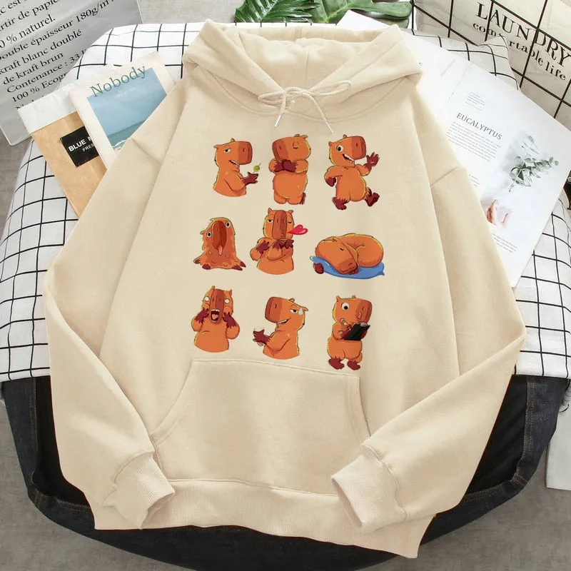 Capybara Oversized Hoodie Collection