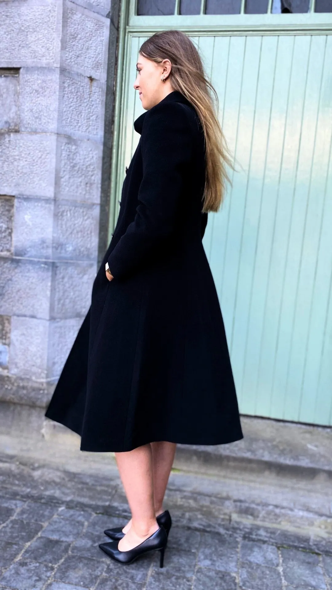 Christina Felix Black Coat