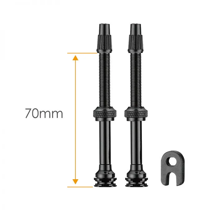 Ciclovation Light-Weight Tubeless Valve Stem - Black