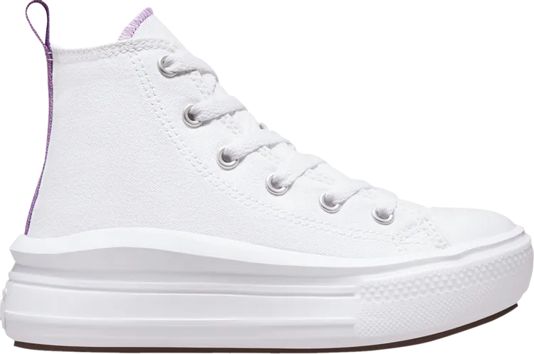 Converse Chuck Taylor All Star Move Platform High PS White Pixel Purple Sneakers