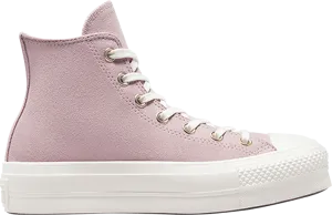 Converse Wmns Chuck Taylor All Star Lift Platform High Stone Mauve Sneakers, Purple