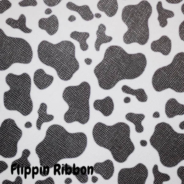 Cow Print Faux Leather