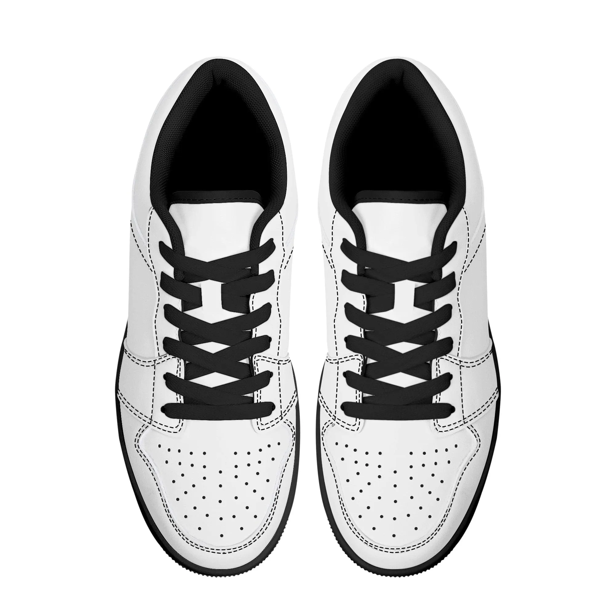 Custom Low Top Sneakers -Black Sole D15