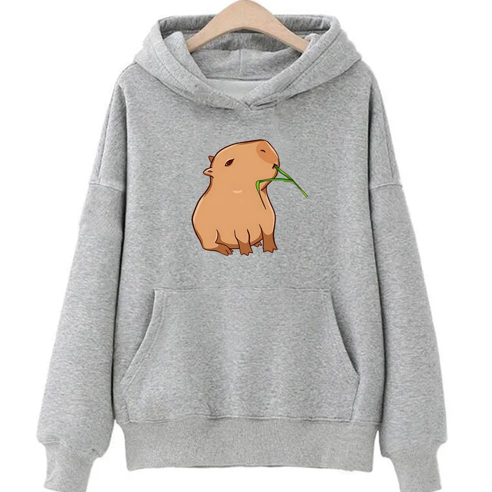 Cute Capybara Oversized Hoodie Sweatshirt