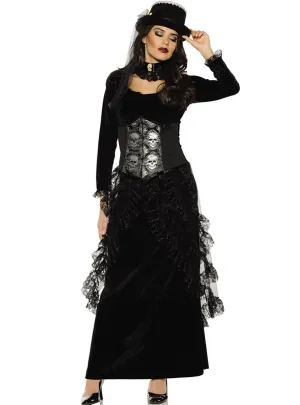 Dark Mistress Womens Gothic Halloween Costume