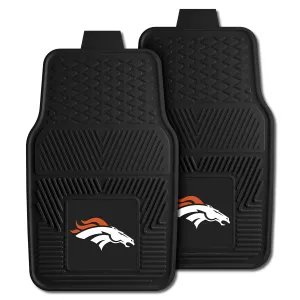 Denver Broncos Heavy Duty Car Mat Set - 2 Pieces