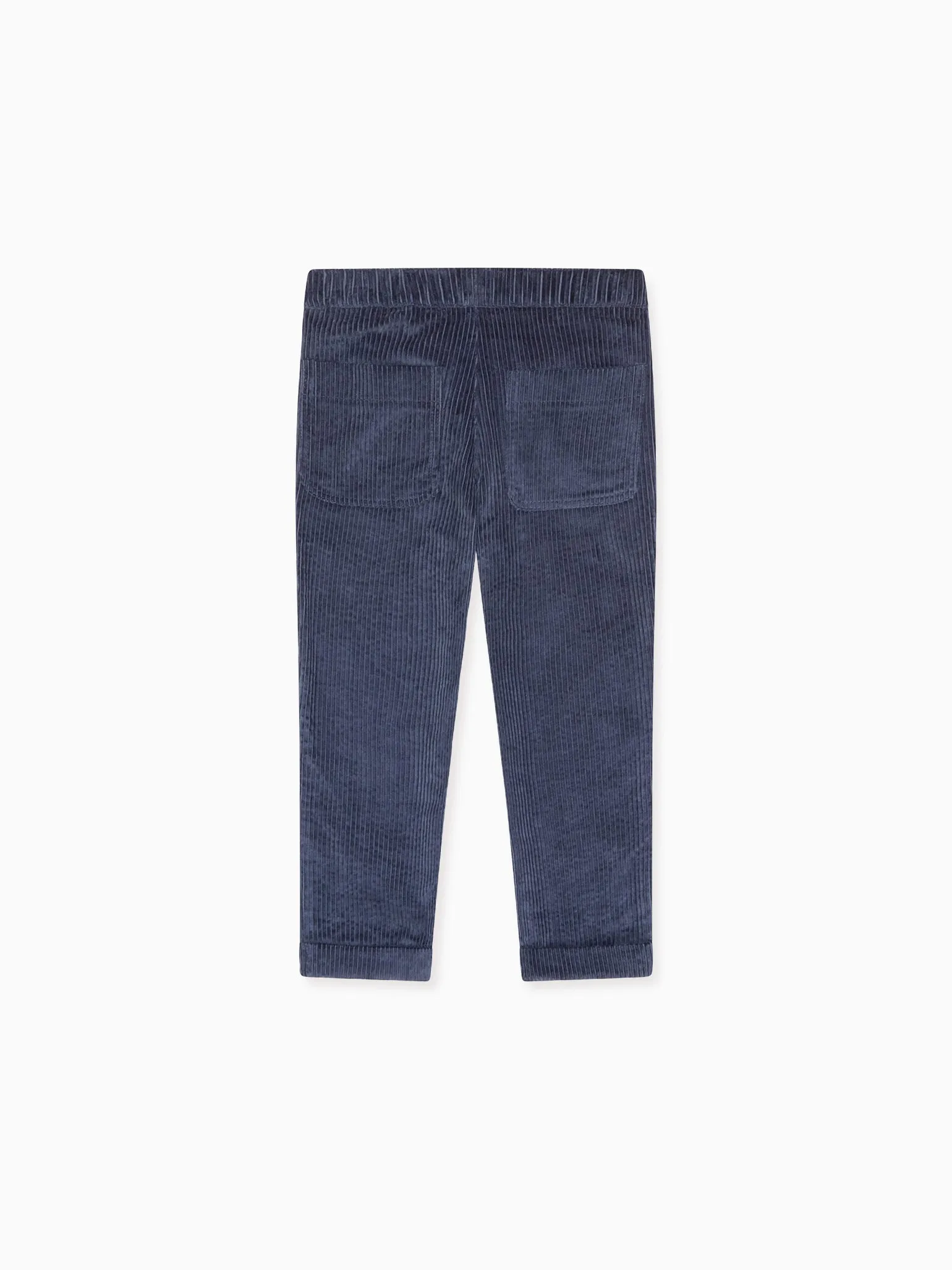 Dusty Blue Benito Corduroy Boy Trousers