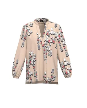 Emme Article Shirt Beige Jewel Print