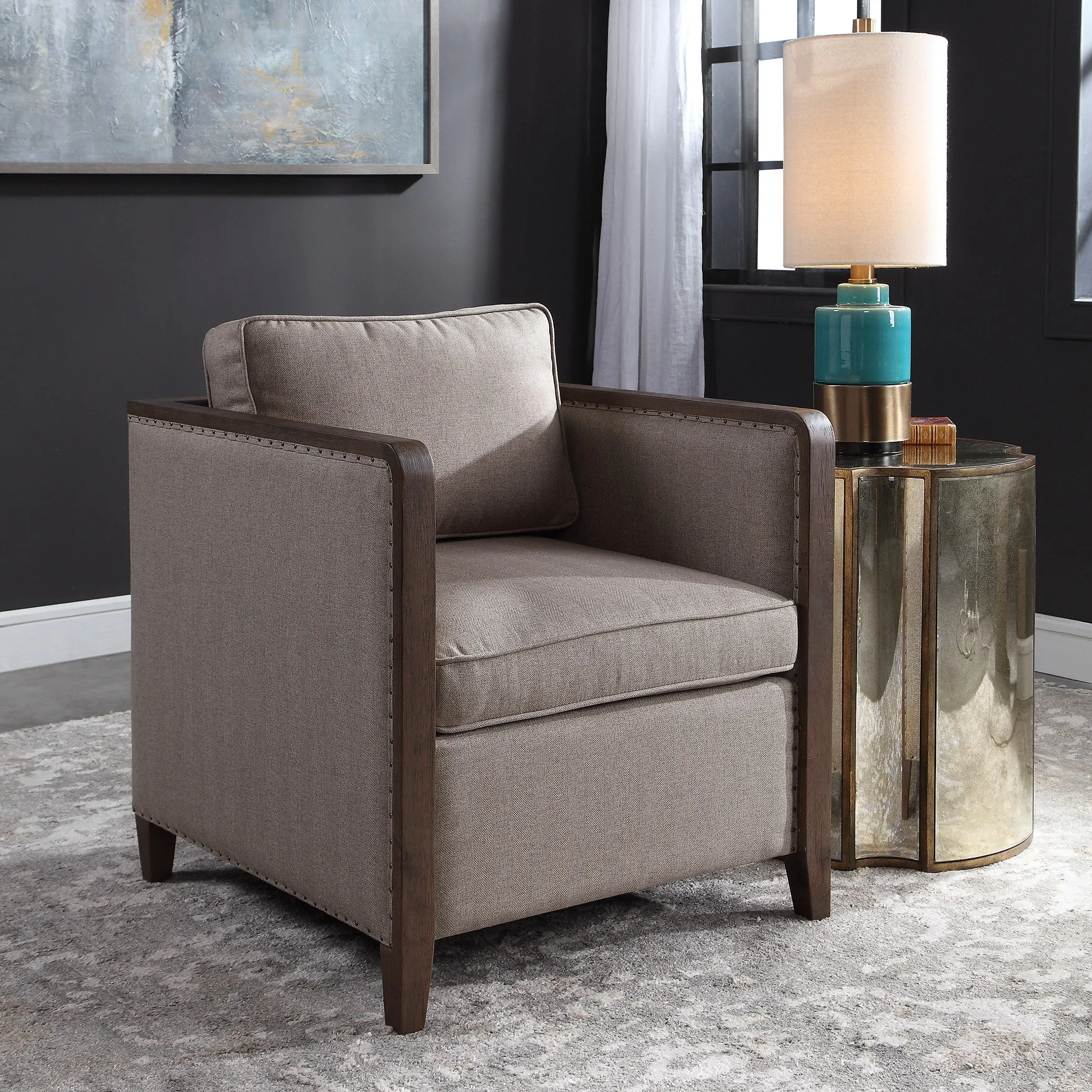 Ennis Contemporary Accent Chair