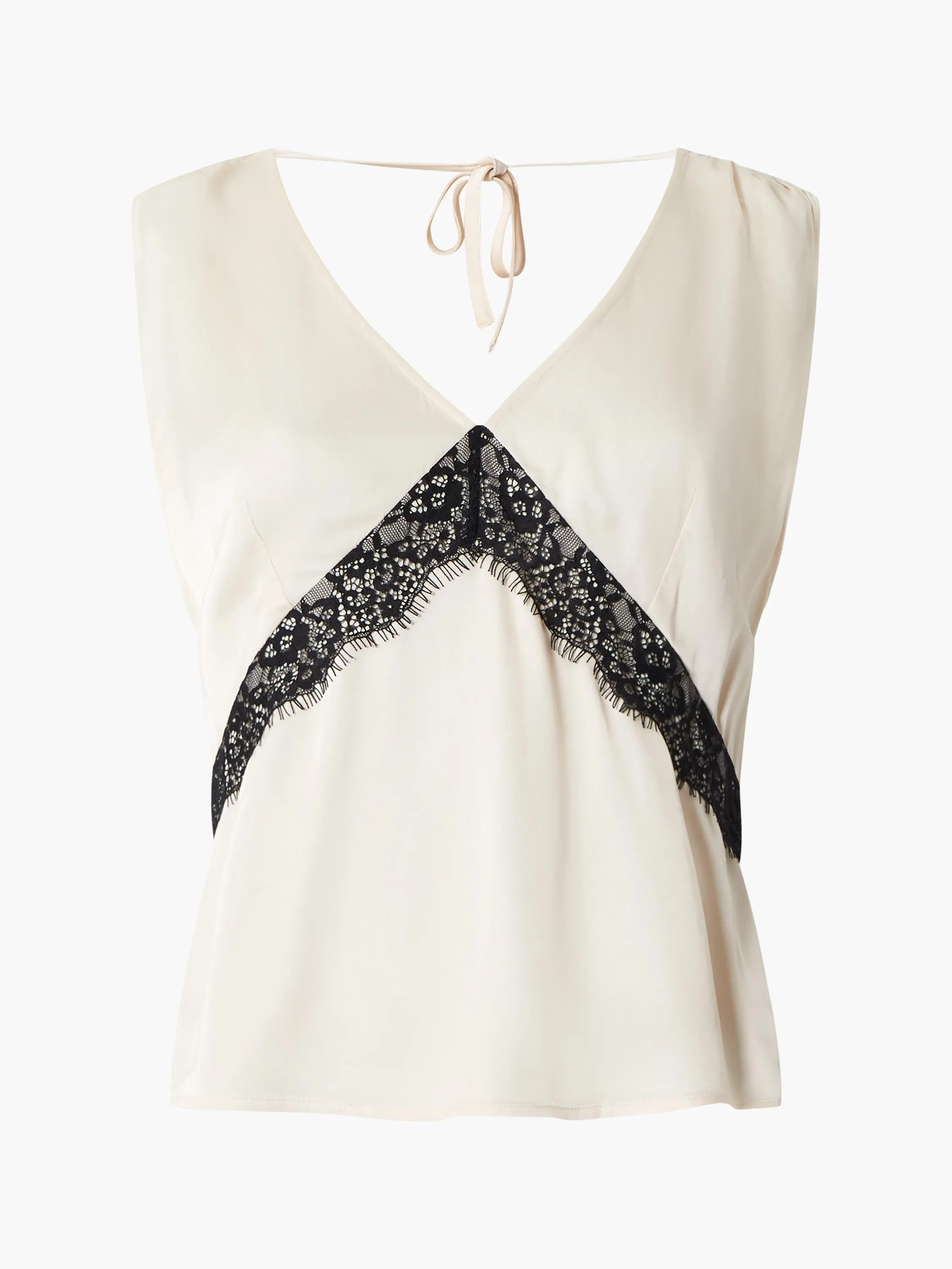 Ennis Eco Satin Lace Top