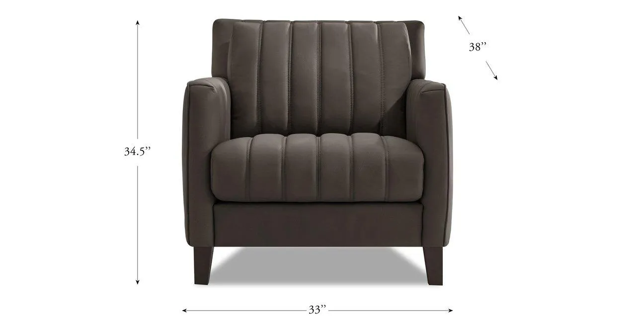 Ennis Leather Sofa Collection