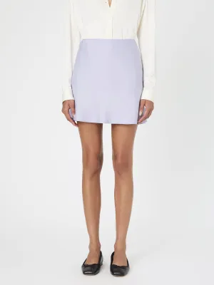 Ennis Satin Flared Mini Skirt