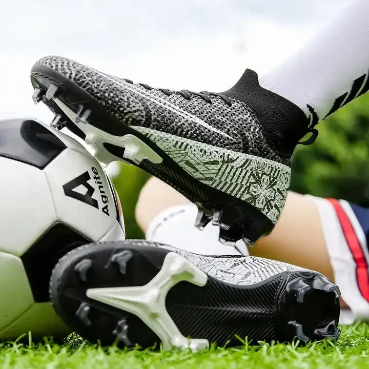 Football Cleats Professional High-Top Breathable Soccer Shoes | 23152