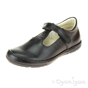 Froddo G3140110 Girls Black School Shoe