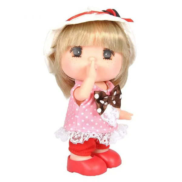 Gege Vinyl-Bodied Mini Blonde Girl Doll 6