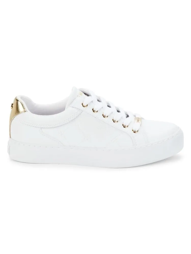 Gives Nine West Quilted Platform Sneakers, White