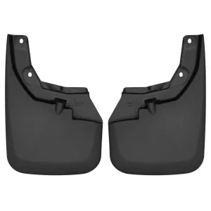 Husky Liners Mud Guards Black - Front | 2023-2016 Toyota Tacoma