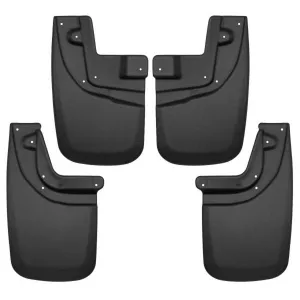 Husky Liners Mud Guards Black - Front & Rear | 2015-2005 Toyota Tacoma