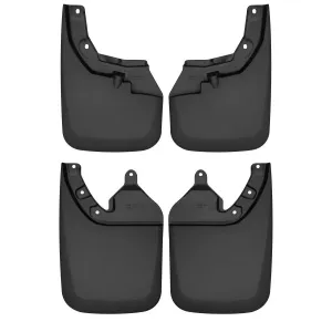 Husky Liners Mud Guards Black - Front & Rear | 2023-2016 Toyota Tacoma