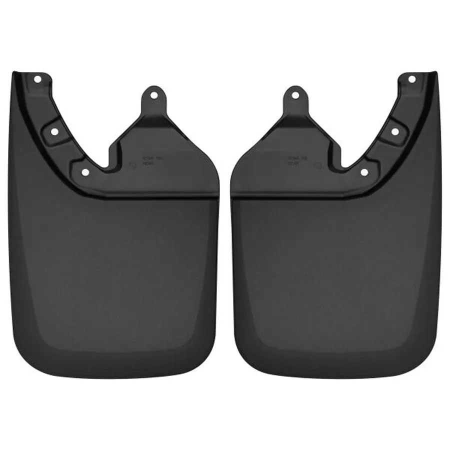 Husky Liners Mud Guards Black - Rear | 2023-2016 Toyota Tacoma